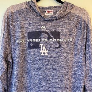 NWT Dodgers Long Sleeve Hoodie T-shirt sz Medium
